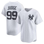 New York Yankees #99 Aaron Judge White KLUNKIM Home Limited Player Jersey 2