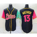 San Diego Padres #13 Manny Machado Black KLUNKIM NEW 2023 City Connect Cool Base Stitched Jersey