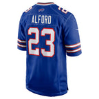 B.Bills #23 Dee Alford Royal KLUNKIM Team Game Jersey