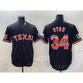Texas Rangers #34 Nolan Ryan Black KLUNKIM Mexico Limited Stitched Jersey