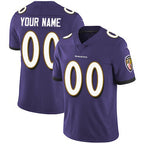 Custom B.Ravens Purple KLUNKIM Vapor Untouchable Player Limited Jersey