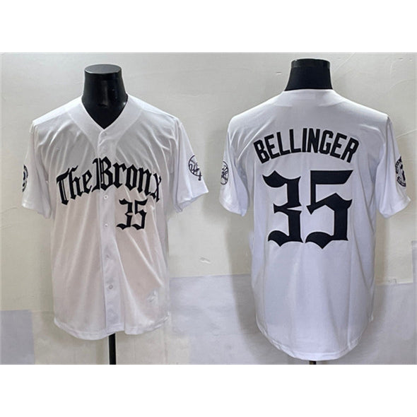 New York Yankees #35 Cody Bellinger White KLUNKIM 'Gothic Legacy Edition' Vapor Premier Limited Stitched Jersey