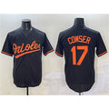 Baltimore Orioles #17 Colton Cowser Black KLUNKIM Cool Base Stitched Jersey