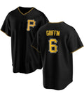 Pittsburgh Pirates #6 Konnor Griffin Black KLUNKIM Cool Base Stitched Jersey