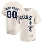 Custom Chicago Cubs Special Vapor Premier Limited Jersey ¨C Cream KLUNKIM