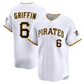 Pittsburgh Pirates #6 Konnor Griffin White KLUNKIM Home Limited Jersey