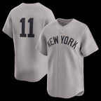 New York Yankees #11 Anthony Volpe Gray KLUNKIM Road Limited Player Jersey