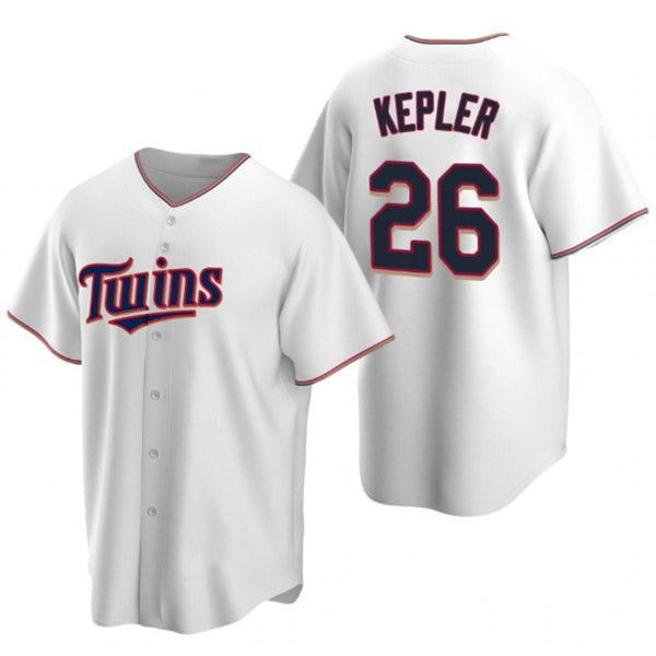 Minnesota Twins #26 Max Kepler White KLUNKIM Cool Base Stitched Jersey