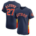 Houston Astros #27 Jose Altuve Navy KLUNKIM Alternate 2 Elite Player Jersey
