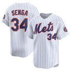 New York Mets #34 Kodai Senga White KLUNKIM Home Limited Player Jersey