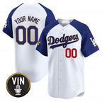 Custom Los Angeles Dodgers Vin Scully Patch Gold Trim Vapor Premier Limited Jersey ¨C White KLUNKIM
