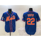 New York Mets #22 Juan Soto Royal KLUNKIM 2025 Spring Training Alternate Limited Stitched Jersey