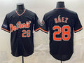 Detroit Tigers #28 Javier B¨¢ez Black KLUNKIM 2026 Meijer Patch Alternate Vapor Premier Limited Stitched Jersey