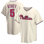 Philadelphia Phillies #5 Bryson Stott Cream KLUNKIM Cool Base Stitched Jersey