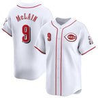 Cincinnati Reds #9 Matt McLain White KLUNKIM Home Limited Stitched Jersey