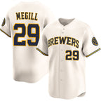 Milwaukee Brewers #29 Trevor Megill Cream KLUNKIM 2025 Limited Stitched Jersey