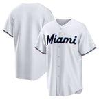 Miami Marlins White KLUNKIM Home Replica Team Jersey