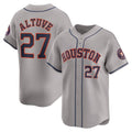 Houston Astros #27 Jose Altuve Gray KLUNKIM Away Limited Player Jersey