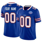 Custom B.Bills Active Player Blue KLUNKIM 2025 F.U.S.E. With Farewell Patch Vapor Untouchable Limited Stitched Jersey
