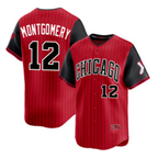 Chicago White Sox #12 Colson Montgomery Red Black KLUNKIM 2025 City Connect Limited Stitched Jersey