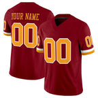 Custom W.Commanders Active Player Burgundy KLUNKIM 2025 F.U.S.E. Throwback Limited Stitched Jersey