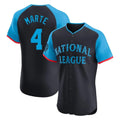 Arizona Diamondbacks #4 Ketel Marte Player Black KLUNKIM National League All-Star Limited Elite Home Game Stitched Jerseys