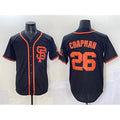 San Francisco Giants #26 Matt Chapman Black KLUNKIM Cool Base Stitched Jersey