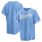 Kansas City Royals Light Blue KLUNKIM Alternate Replica Team Logo Jersey