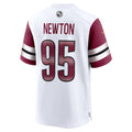 W.Commanders #95 Jer'Zhan Newton White KLUNKIM Game Jersey