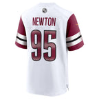 W.Commanders #95 Jer'Zhan Newton White KLUNKIM Game Jersey