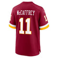 W.Commanders #11 Luke McCaffrey Burgundy KLUNKIM Game Jersey