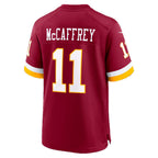 W.Commanders #11 Luke McCaffrey Burgundy KLUNKIM Game Jersey