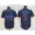 Toronto Blue Jays #5 Daulton Varsho Navy KLUNKIM 2024 City Connect Limited Stitched Jersey