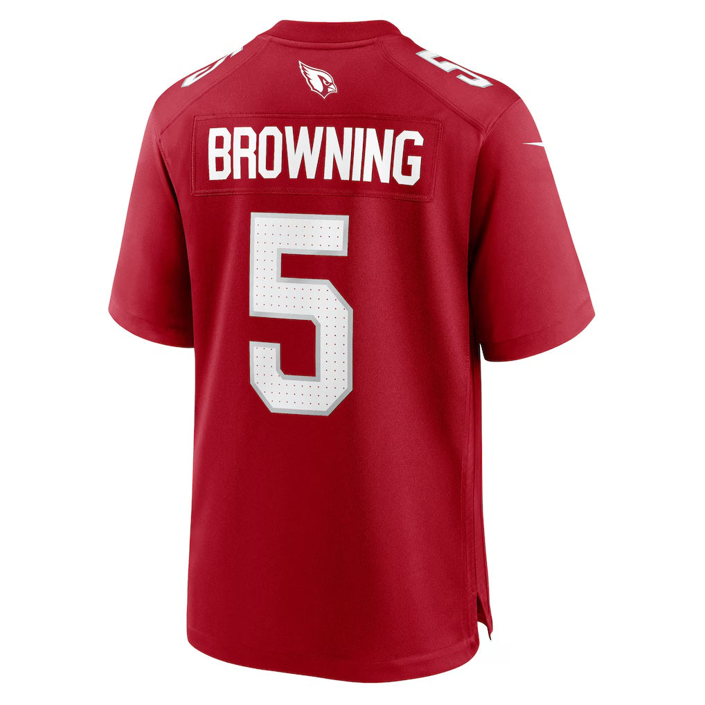 A.Cardinals #5 Baron Browning Cardinal KLUNKIM Team Game Jersey