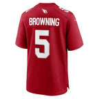 A.Cardinals #5 Baron Browning Cardinal KLUNKIM Team Game Jersey