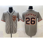 San Francisco Giants #26 Matt Chapman Gray KLUNKIM Cool Base Stitched Jersey