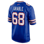 B.Bills #68 Tylan Grable Royal KLUNKIM Game Jersey