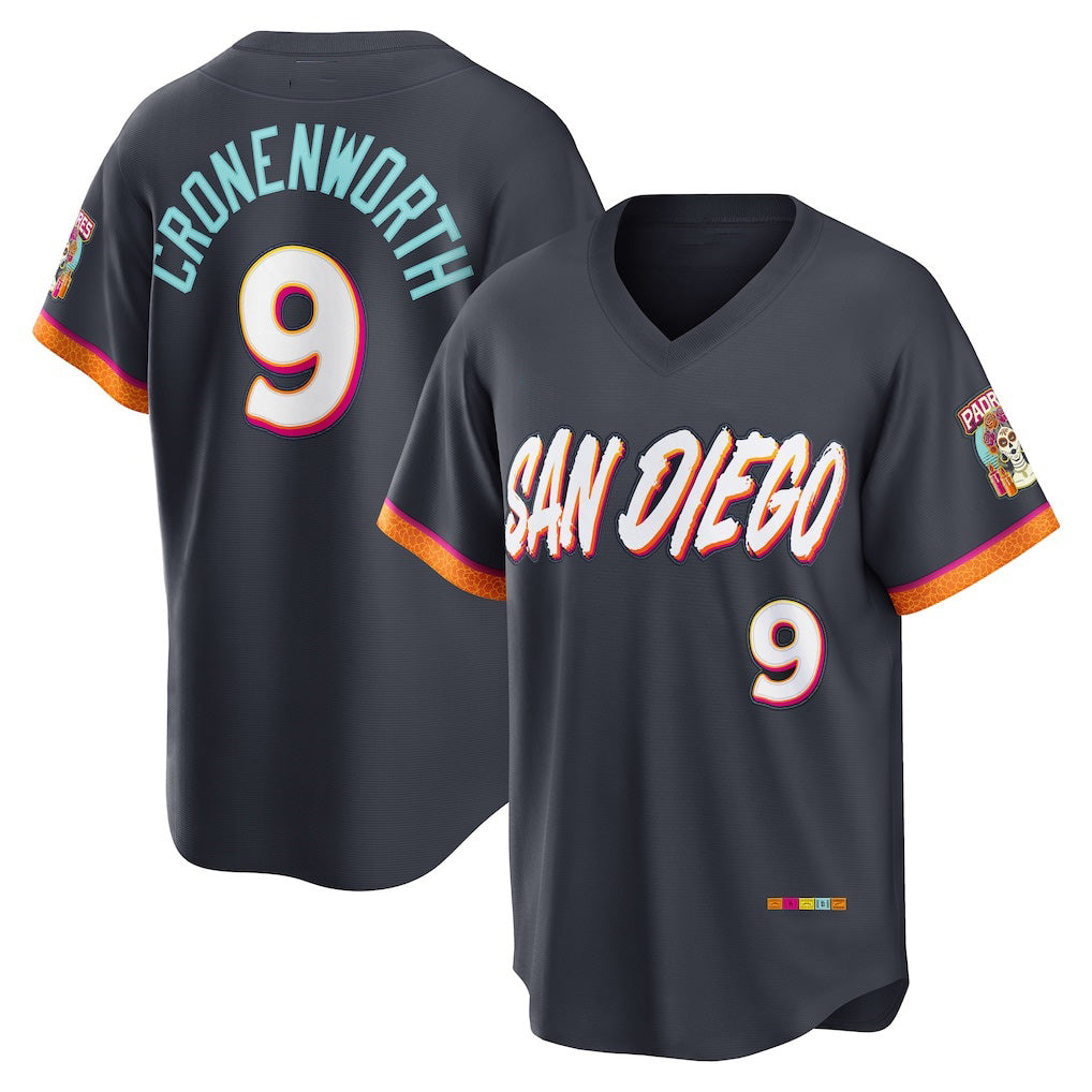 San Diego Padres #9 Jake Cronenworth Obsidian KLUNKIM 2026 City Connect Stadium Jersey