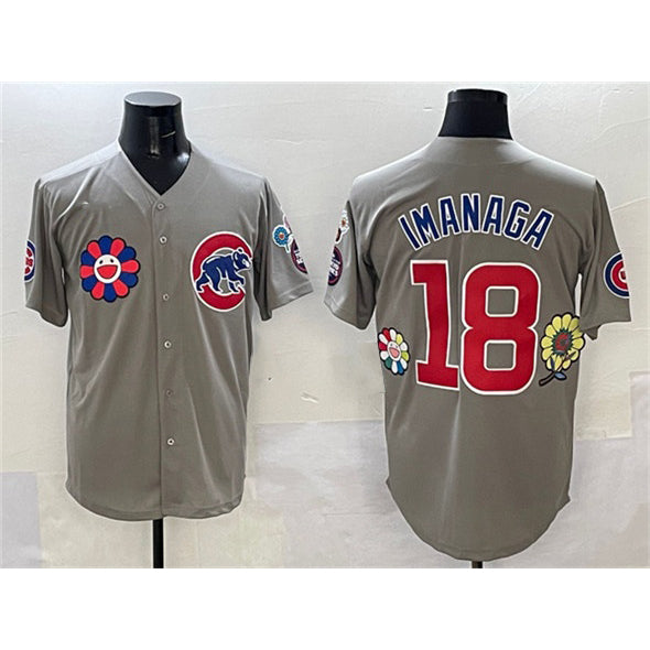Chicago Cubs #18 Sh¨­ta Imanaga Gray KLUNKIM 2025 Tokyo Series Limited Stitched Jersey