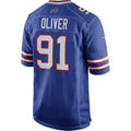 B.Bills #91 Ed Oliver Royal KLUNKIM Team Game Player Jersey