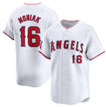 Los Angeles Angels #16 Mickey Moniak White KLUNKIM Home Limited Stitched Jersey