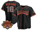 San Francisco Giants #16 Rafael Devers Black KLUNKIM 2026 Alternate Stadium Stitched Jersey