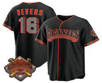 San Francisco Giants #16 Rafael Devers Black KLUNKIM 2026 Alternate Stadium Stitched Jersey