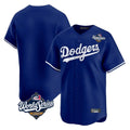 Los Angeles Dodgers Blank Player Royal KLUNKIM Limited Home World Series Stitched Jerseys