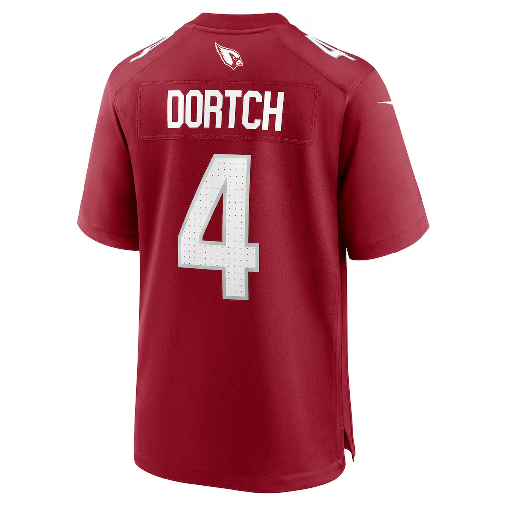 A.Cardinals #4 Greg Dortch Cardinal KLUNKIM Team Game Jersey
