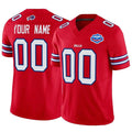 Custom B.Bills Active Player Red KLUNKIM 2025 F.U.S.E. With Farewell Patch Vapor Untouchable Limited Stitched Jersey