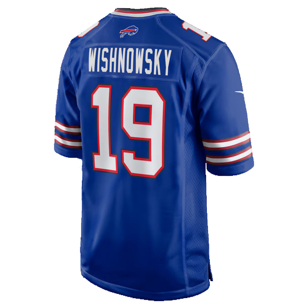 B.Bills #19 Mitch Wishnowsky Royal KLUNKIM Team Game Jersey