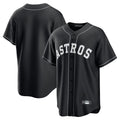 Houston Astros Blank Player Black KLUNKIM Home Game Stitched Jerseys