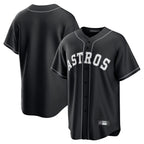 Houston Astros Blank Player Black KLUNKIM Home Game Stitched Jerseys