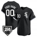 Custom Chicago White Sox 2024 Spring Training Patch Vapor Premier Limited Jersey - Black KLUNKIM